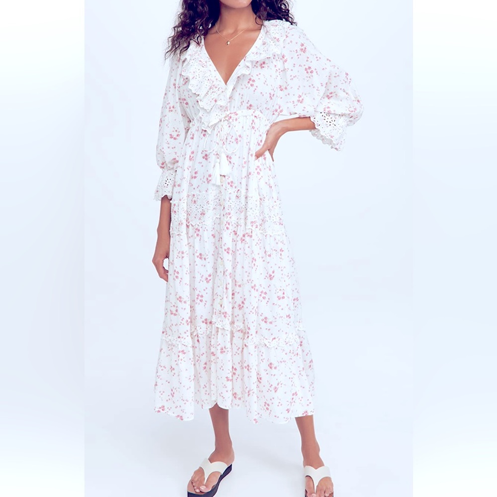 By TiMo cotton button down dress size M